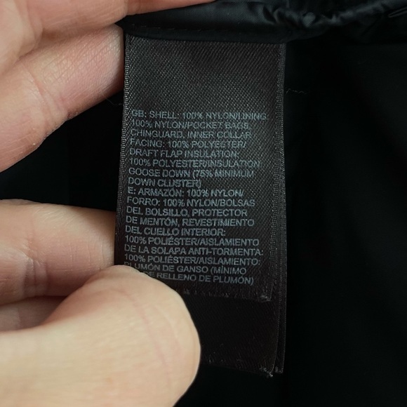 The North Face Black Metropolis II Hooded Down Parka - Picture 6 of 8